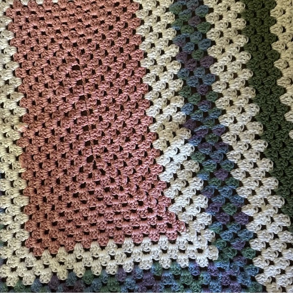 Striped knit blanket - Picture 2 of 2